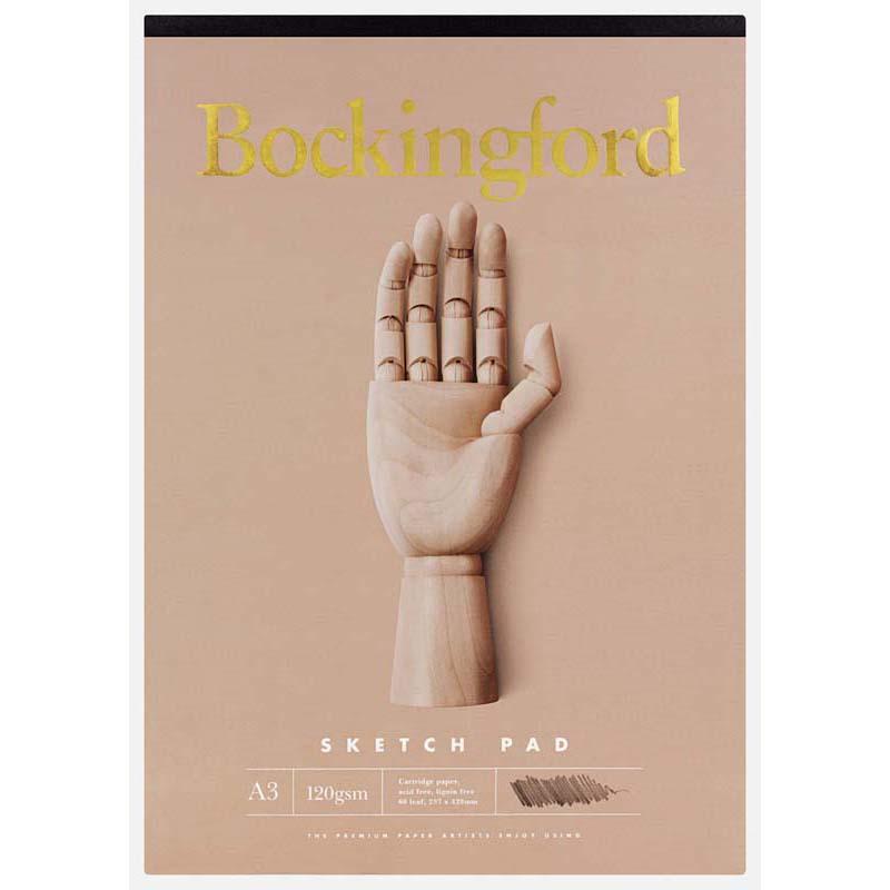 Bockingford Pad B21 Sketch A3 120gsm 60 Leaf