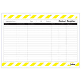 Collins Contact Tracing Register Pad 245 X 297Mm 50Lf