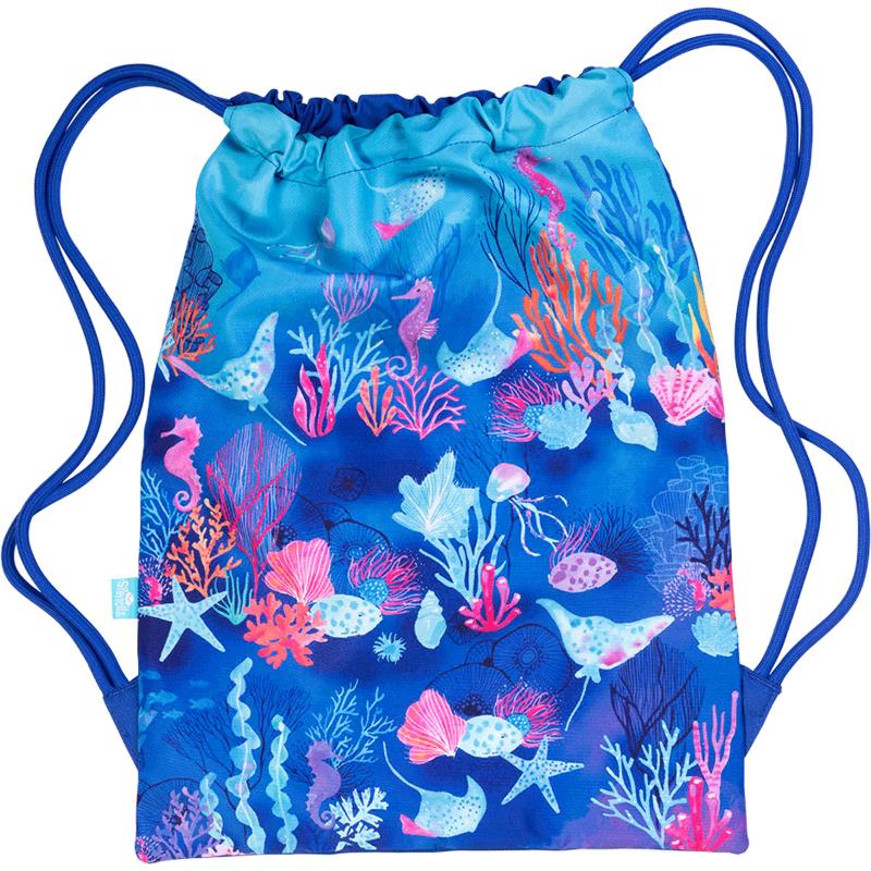 Spencil Coral Garden Drawstring Sports Bag