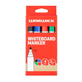 Warwick Whiteboard Marker Bullet Tip 4 Wallet