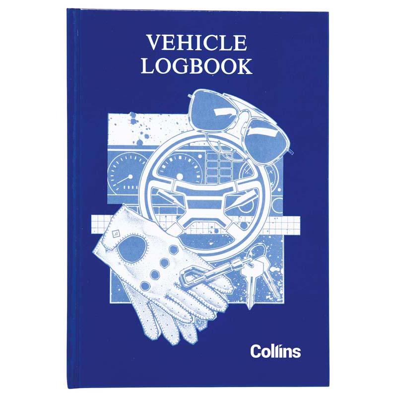 Collins Vehicle Log Book Hard Cover 44 Leaf 215x150mm