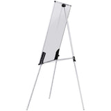 FM Whiteboard Flip Chart 600x900mm with adjustable easel legs, sleek finish, and ample writing space for effective presentations.