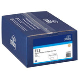 Croxley E13 manilla envelopes with window seal, durable 80 GSM, 500 pack for secure and organized mailing.