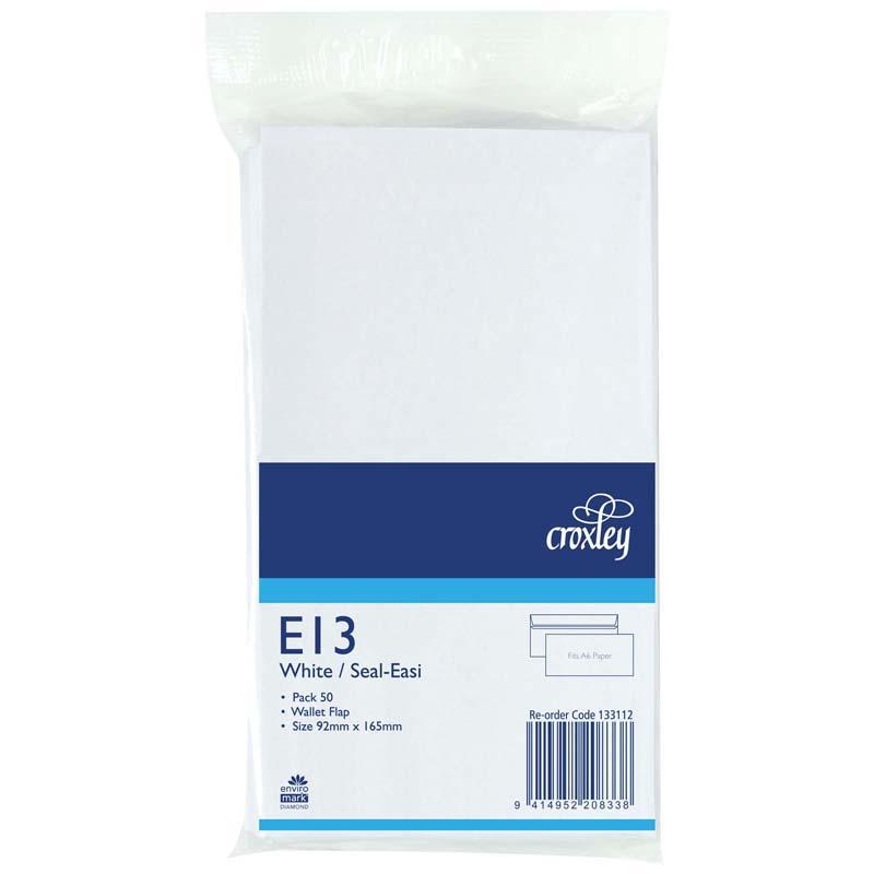 Croxley Envelope E13 Seal Easi 50 Pack