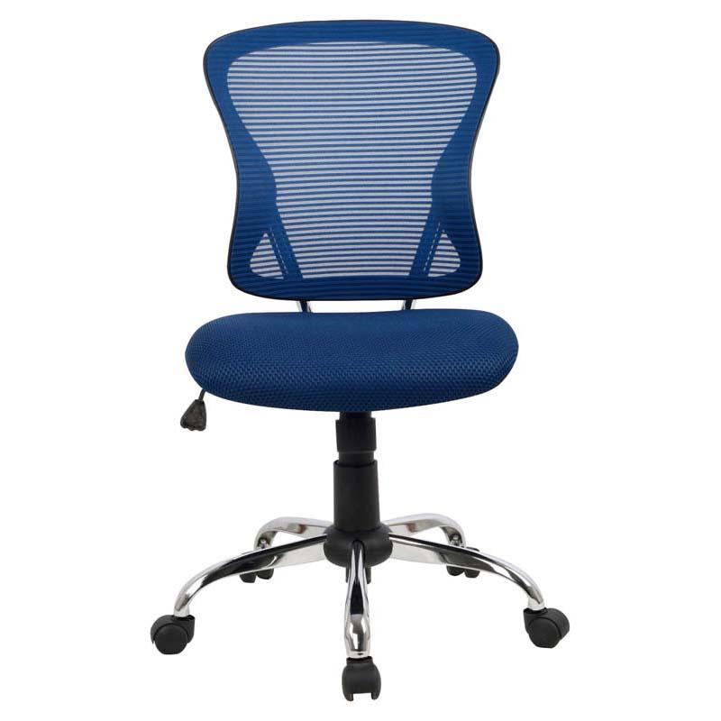 Brenton Chair Blue Mesh Mid Back