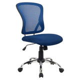 Brenton Chair Blue Mesh Mid Back