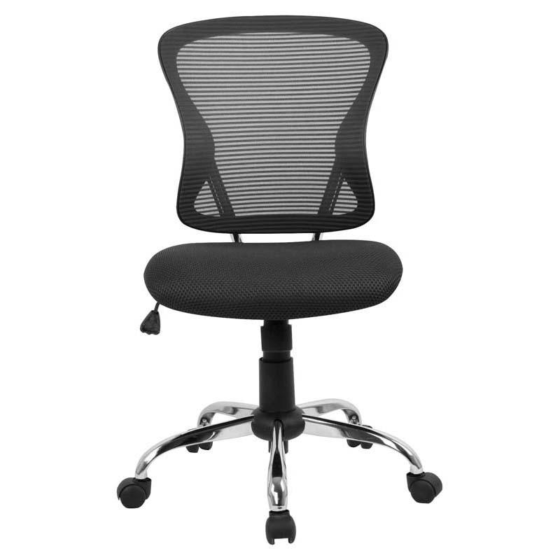 Brenton Chair Black Mesh Mid Back