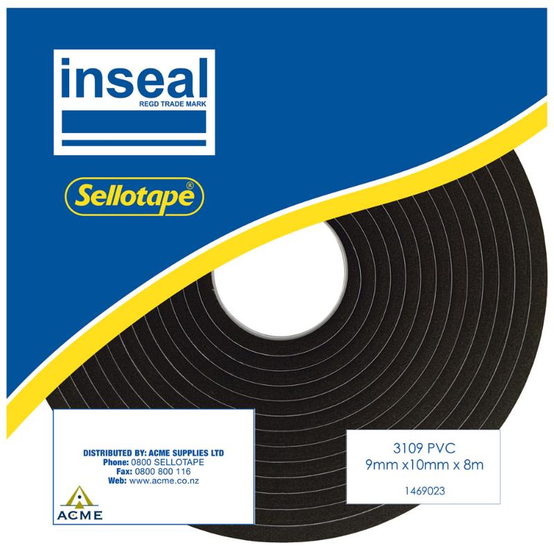 Inseal 3109 PKD 9mmT x10mmW x8m