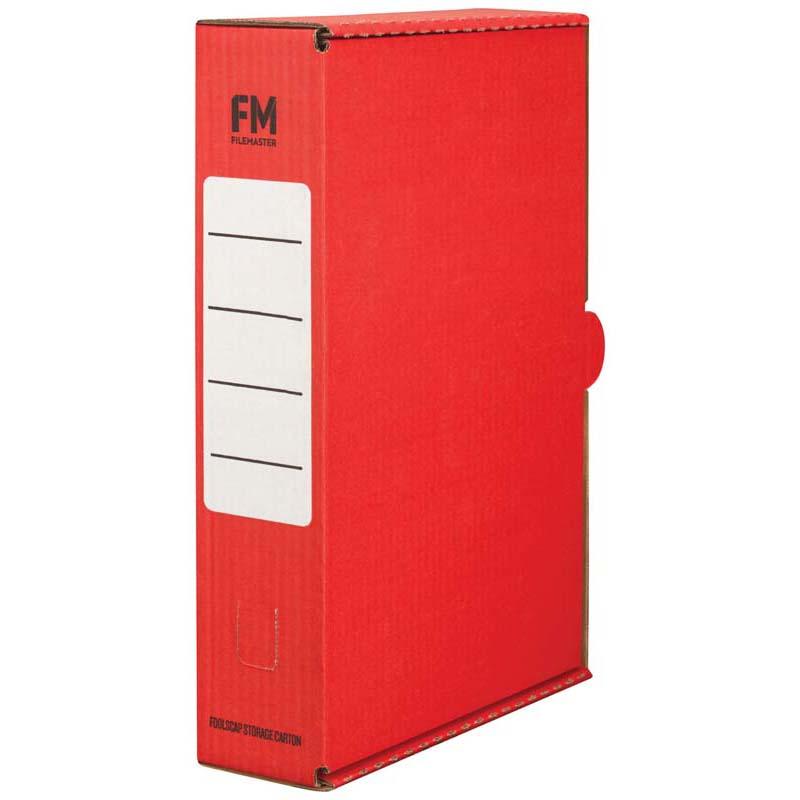 FM Storage Carton Red Foolscap