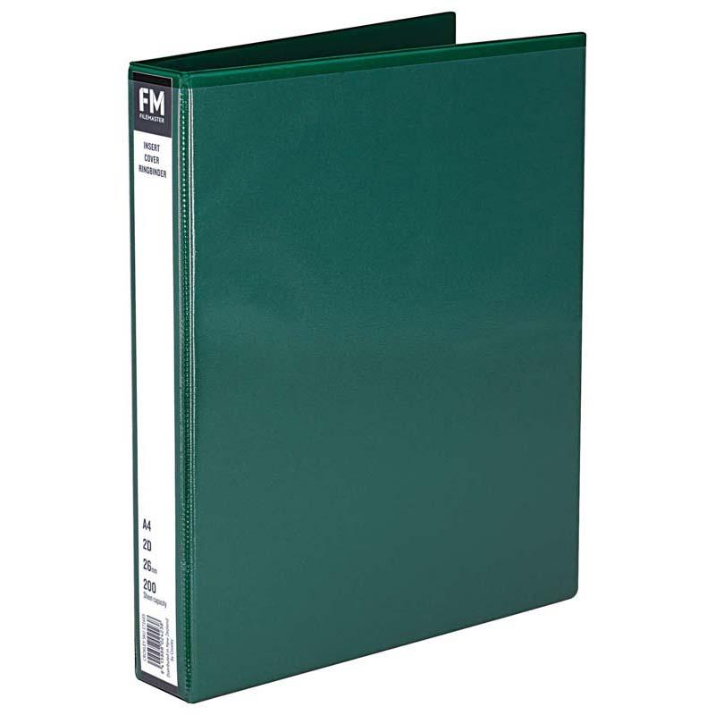 FM Binder Overlay A4 2/26 Green Insert Cover