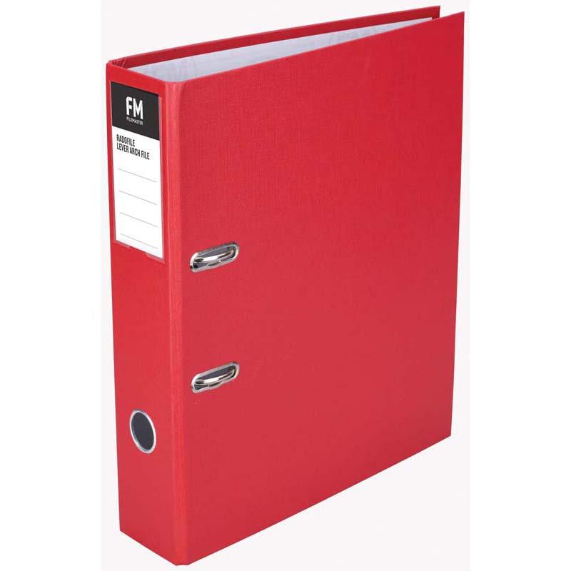 FM Binder Radofile Red Foolscap Lever Arch