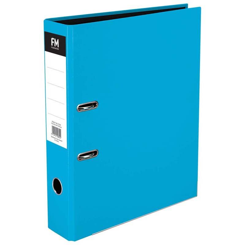 FM Binder Vivid Ice Blue Foolscap Lever Arch