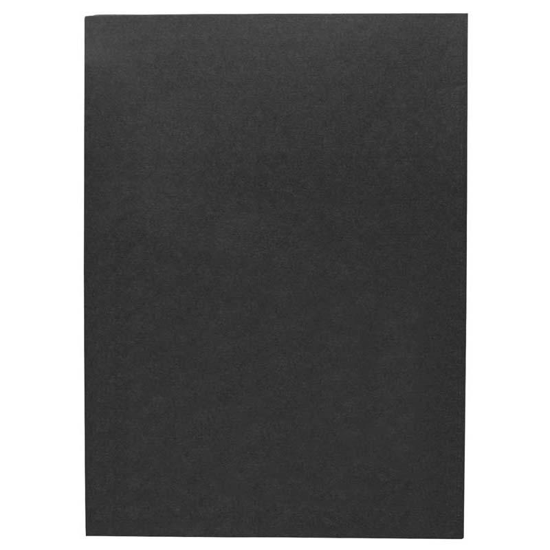 FM Presentation Folder Matte Black Double Pocket 10 Pack 240gsm