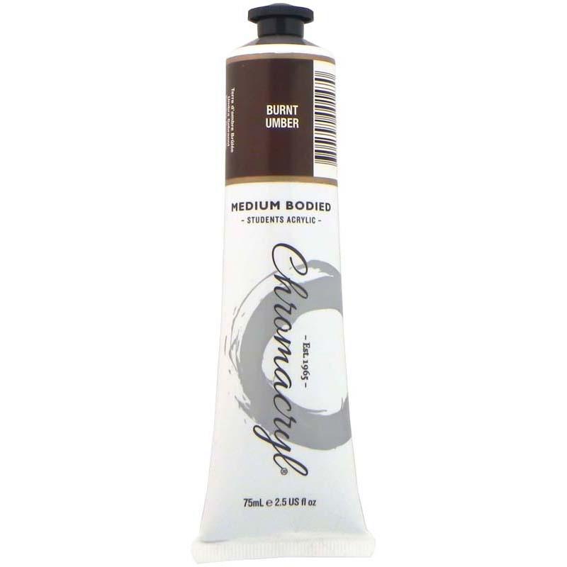 Chromacryl Paint Burnt Umber 75ml