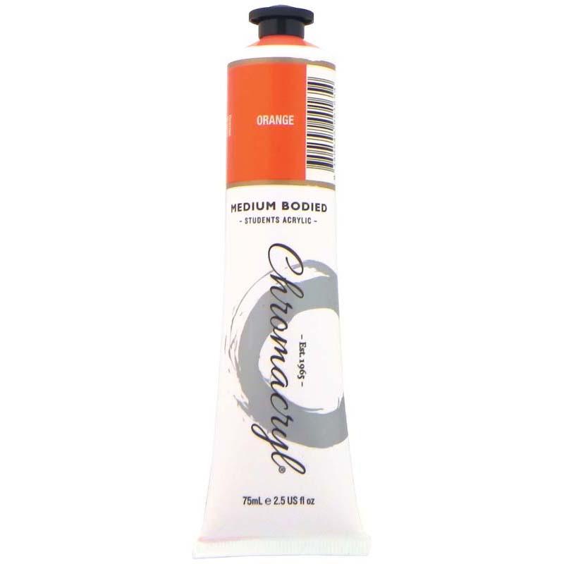 Chromacryl Paint Orange 75ml