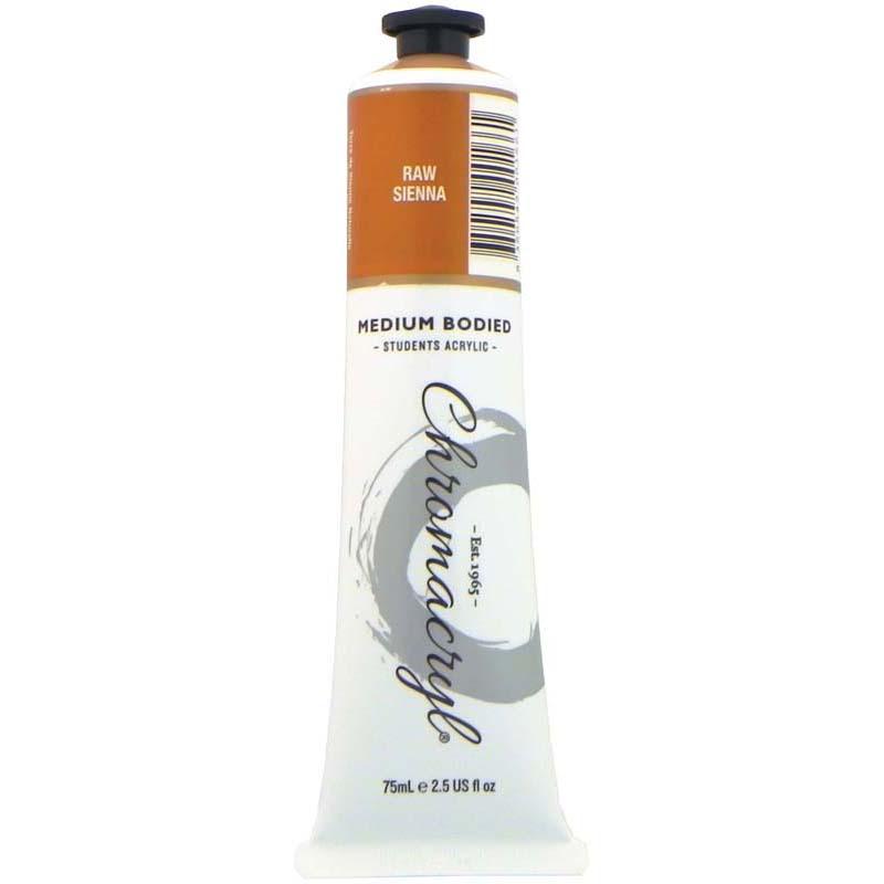 Chromacryl Paint Raw Sienna 75ml