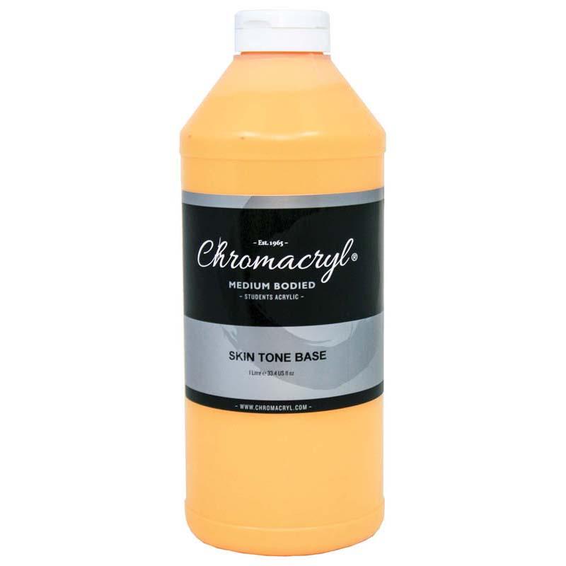 Chromacryl Acrylic Paint Student 1 Litre Peach Tone Base