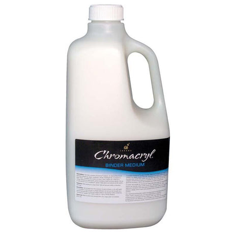 Chromacryl Medium 2 Litre Binder Medium for sealing surfaces and enhancing artwork with vibrant glazes and strong adhesive properties.