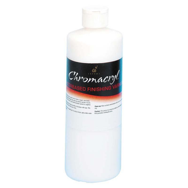 Chromacryl Medium 500ml Waterbased Finishing Varnish Acrylic