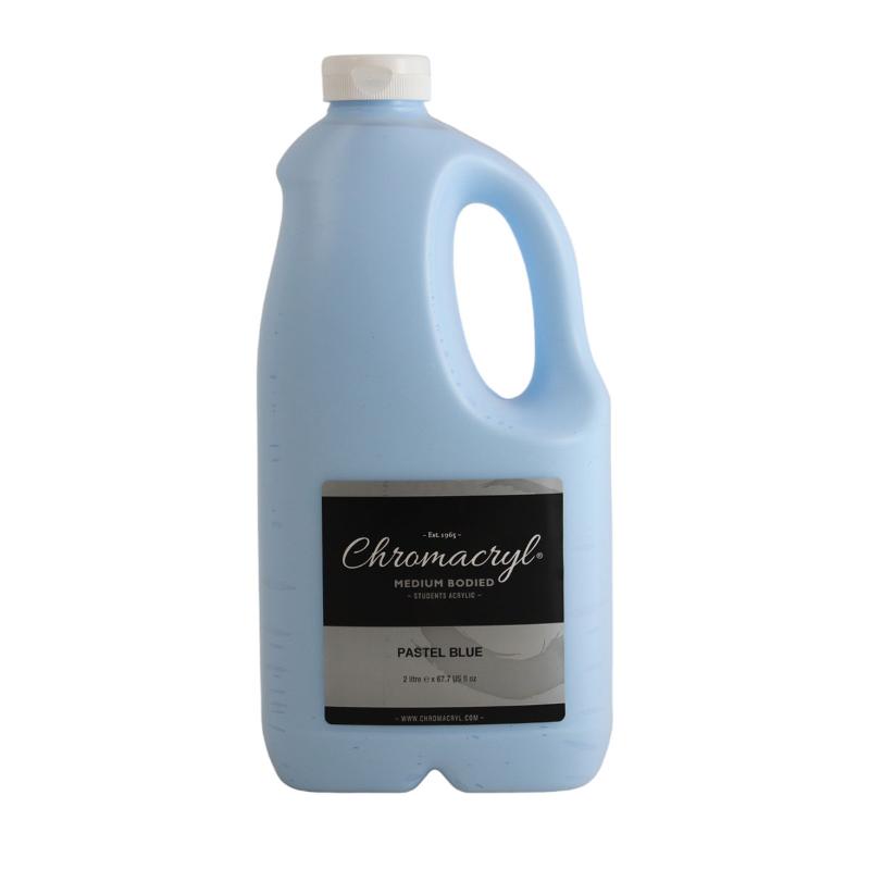 Chromacryl Acrylic Paint Student 2 Litre Pastel Blue