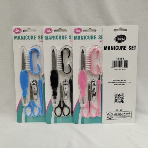 Nail Clip Set - 5pcs (12 Assorted Sets)