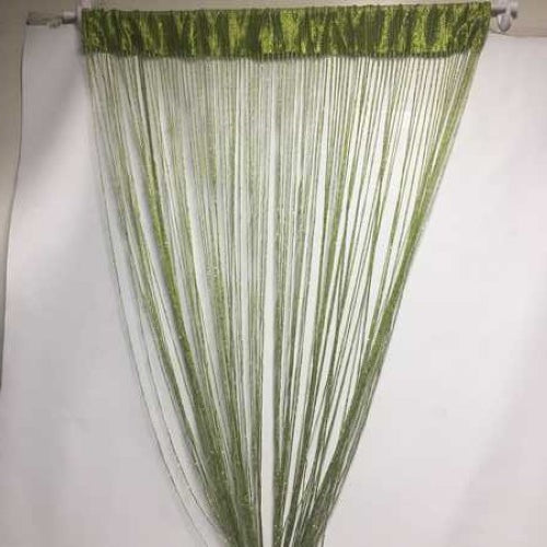 Door Curtain - 1m x 2m Green (Set of 6)