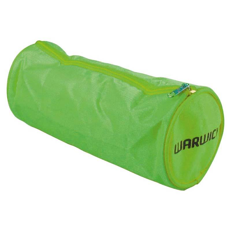 Vibrant lime fluoro large pencil barrel case, perfect for organizing pens, pencils, and stationery supplies.