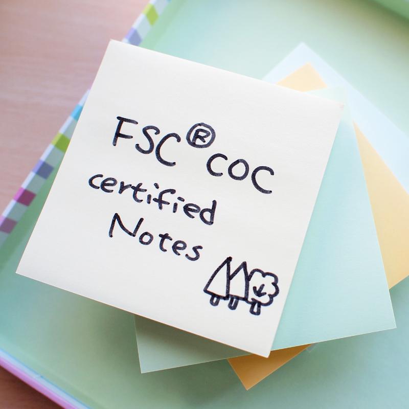 Stick'n FSC Note 76x76mm 90 Sheets Yellow