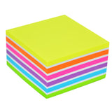 Stick'n Note Cube 76x76mm 400 Sheets Neon Pastel Mix