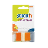 Stick'n Pop Up Flags 45x25mm 50 Sheets Orange