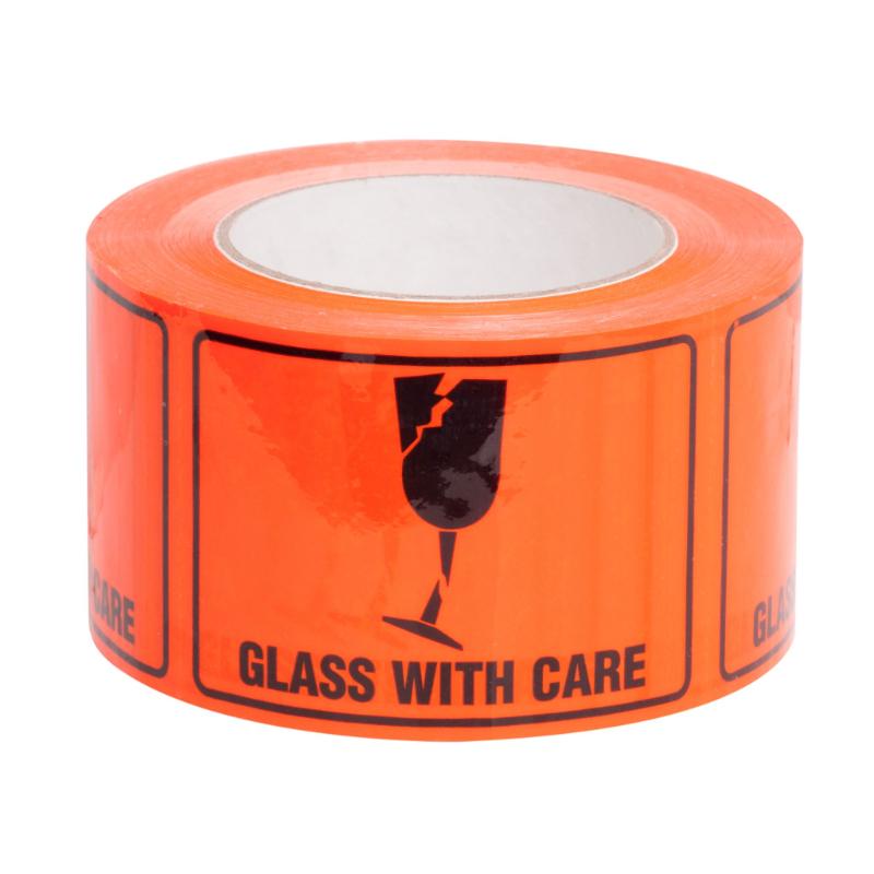 Sellotape 0724 Glass With Care Label 72mmx100mm