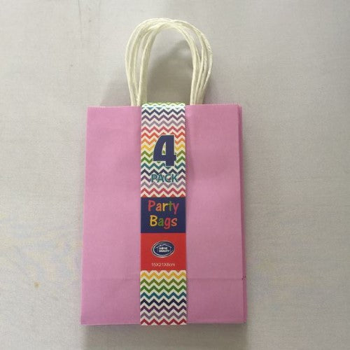 Gift Bags - Pink 15 x 21 x 8cm (12 Packs)