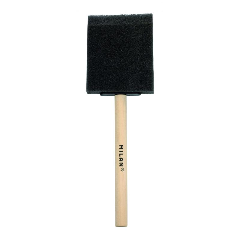 Milan Black Sponge Brush 1321 Series 50mm