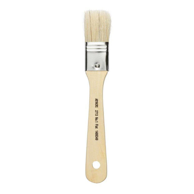 Artworx 2713 Flat Paint Brush, 25mm, ideal for smooth application and detailed control in various paint mediums.