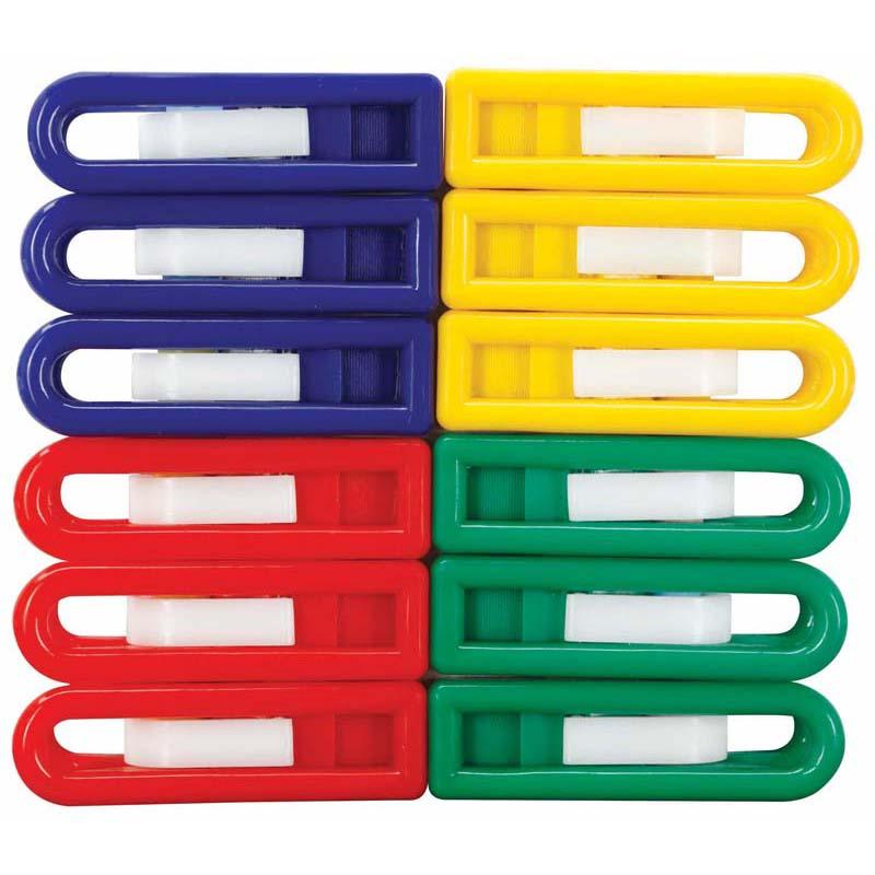 EC Pegs Plastic Painting 12 Pack Assorted