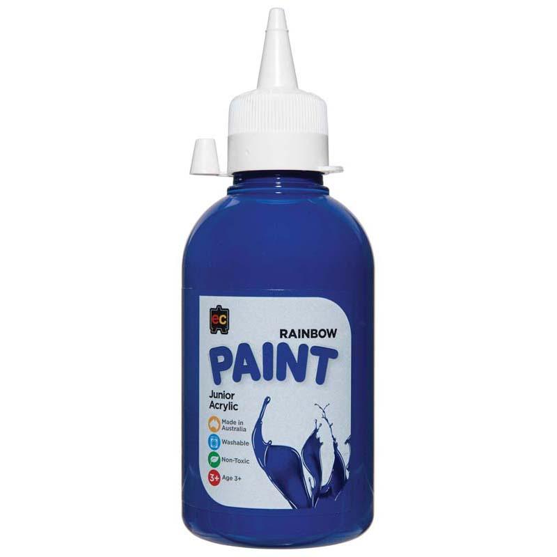 Brilliant Blue acrylic paint in 250ml bottle, perfect for artists and DIY projects, safe for kids, eco-friendly packaging.