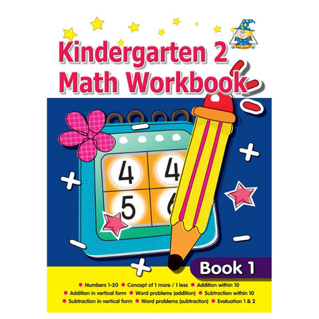 Greenhill Workbook 5-7 Yr Math Book 1: Engaging math exercises for young learners, promoting skills in addition, subtraction, and geometry.