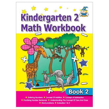 Greenhill Workbook 5-7 Yr Math Book 2 features engaging exercises for early math skills like addition, subtraction, and problem-solving.