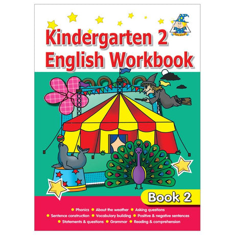 Greenhill Workbook for 5-7 year olds, featuring engaging exercises to enhance English literacy skills and critical thinking.
