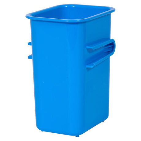 Light blue Elizabeth Richards Connector Tubs, versatile storage solution for organizing tools, toys, and craft supplies.