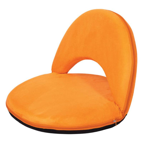 Vibrant orange Elizabeth Richards Anywhere Student Chair designed for comfort and flexibility in modern classrooms.