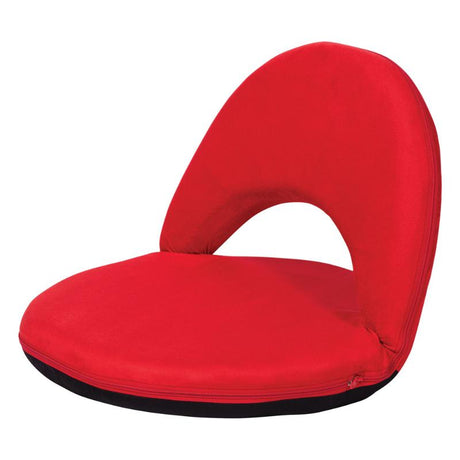Red Elizabeth Richards Anywhere Student Chair, designed for comfort and flexibility in modern learning environments.