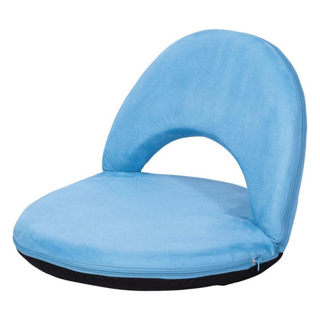 Comfortable blue low chair designed for flexible classroom seating and group activities.