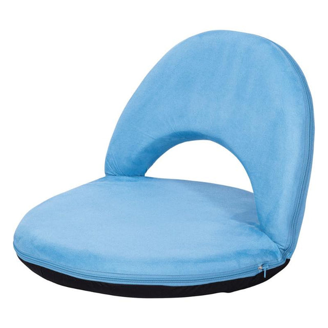 Comfortable blue low chair designed for flexible classroom seating and group activities.