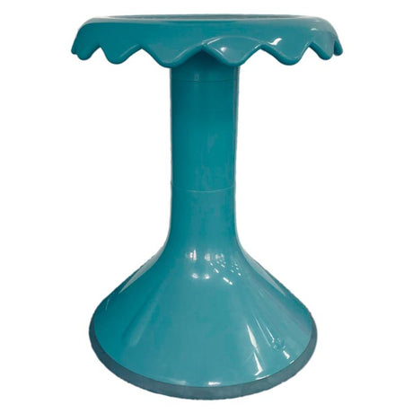 Lake Green Wriggle Stool for children, promotes active movement and focus, ideal for classrooms and playrooms.