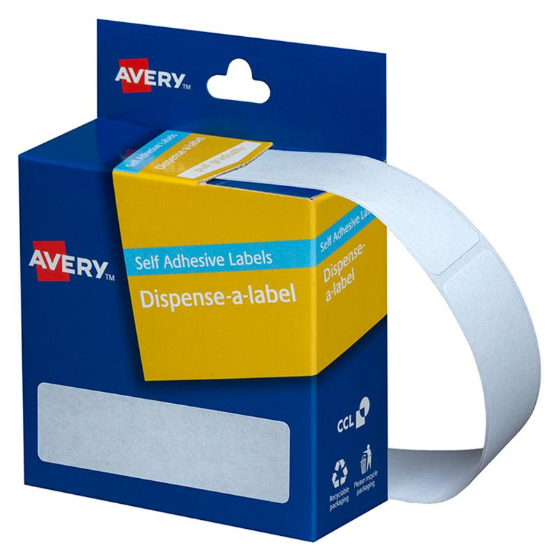 Avery Label Dispenser DMR1964W 19x64mm White 280 Pack