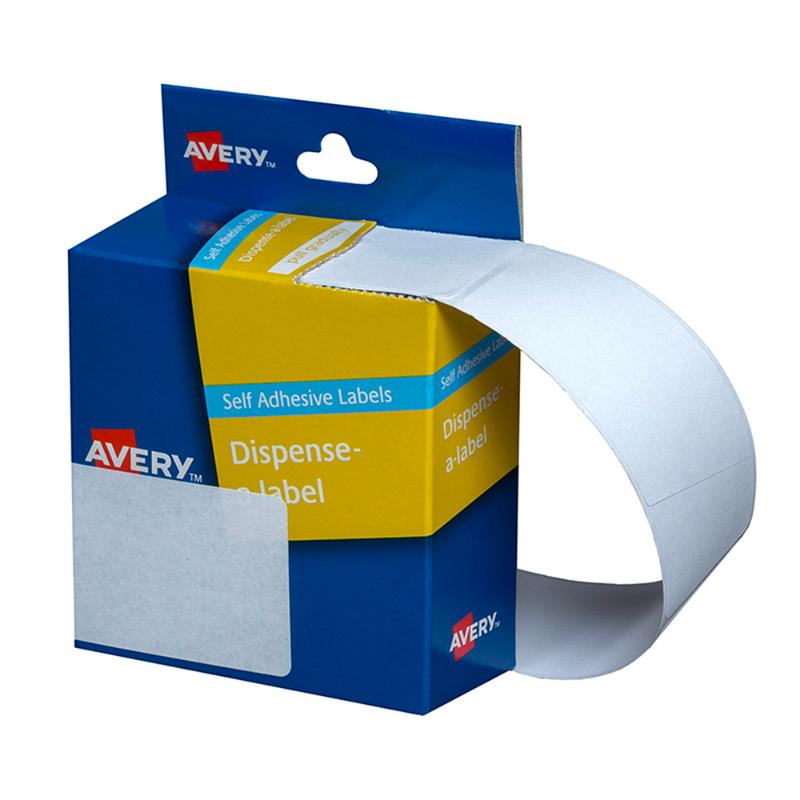 Avery Label Dispenser DMR8943W 89x43mm White 100 Pack