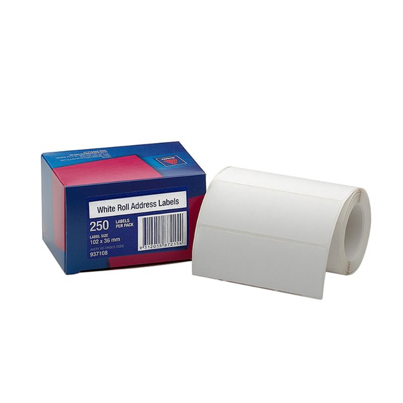 Avery Label Dispenser DMR102.36RA Address 102x36mm 250 Pack