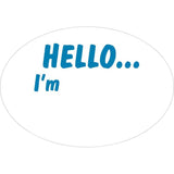 Avery Label Dispenser DMO5843HE Hello I'm 58x43mm 100 Pack