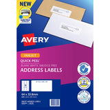 Avery Label J8159-25 Inkjet 24up 25 Sheets 64x33mm